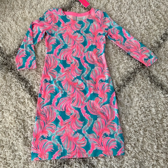Lilly Pulitzer Dresses & Skirts - Lilly Charley Dress Bermuda Blue Turtle Eclipse